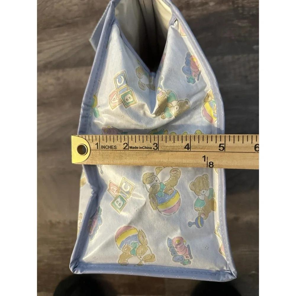 Vintage Insulated Vinyl‎ Diaper Bag Bottle Bag